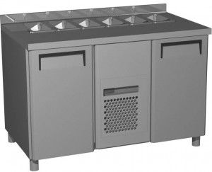 Холодильный стол для салатов Carboma T70 M3sal-1-G 9006 (SL 3GNG 1/1)